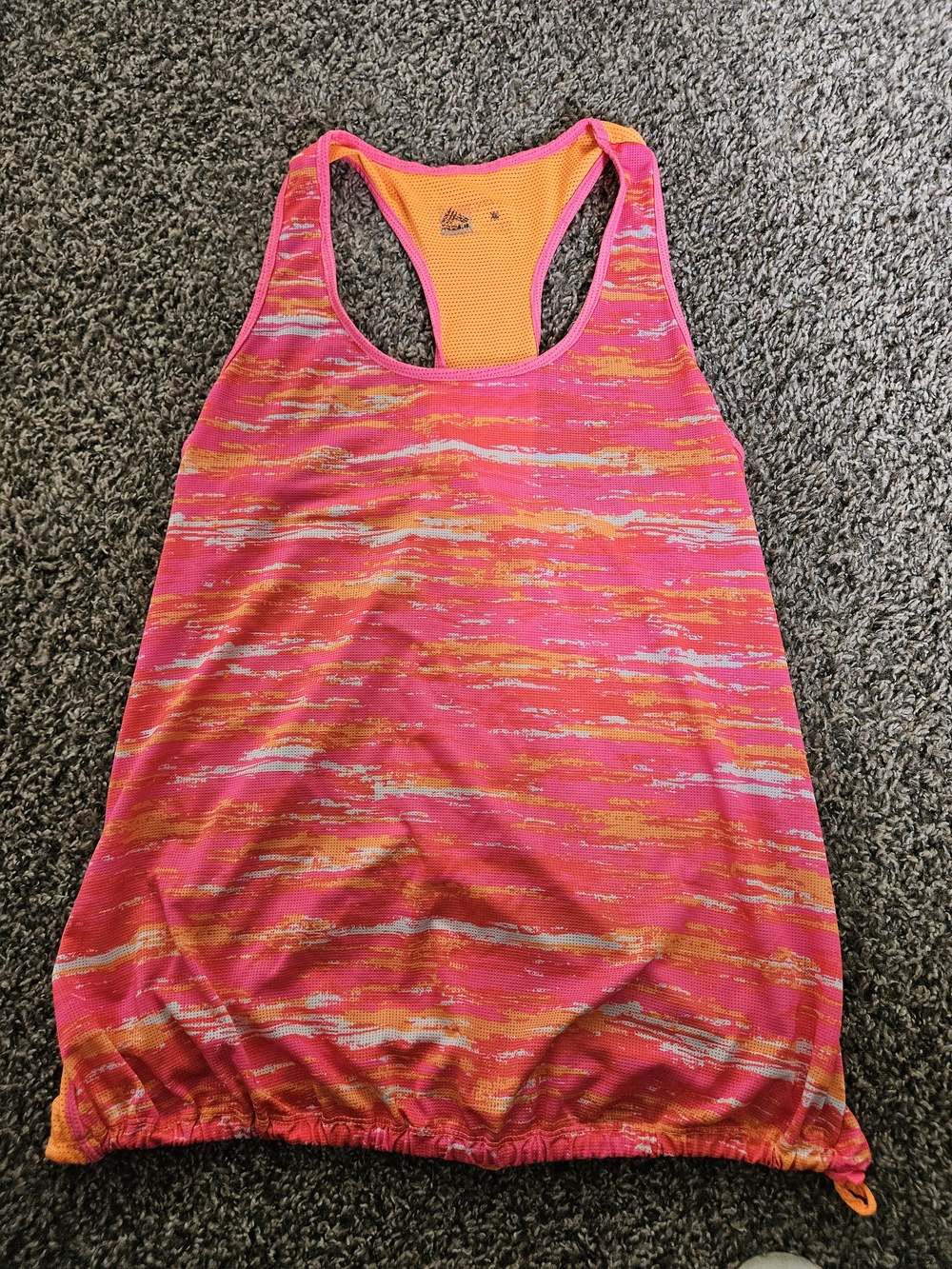 Nike Pink & Orange Patterned Racerback Tank
